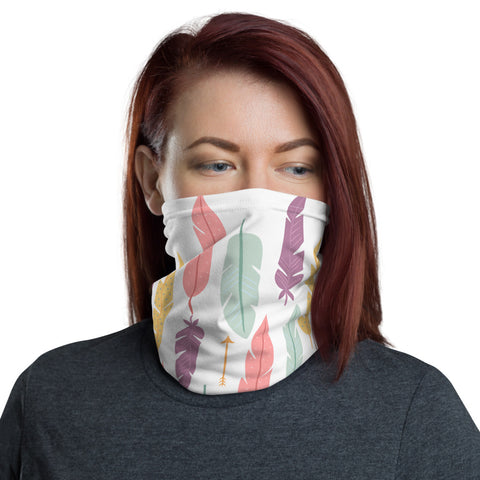 Feathers and Arrows Neck Gaiter