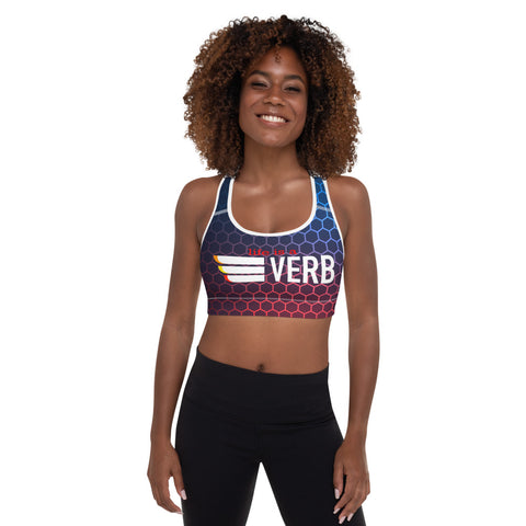 Life Is A Verb Padded Sports Bra
