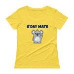 G'Day Mate Ladies' Scoopneck T-Shirt