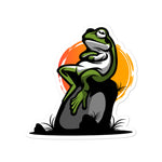 Frog In Thought Bubble-free stickers